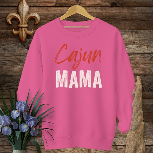 S / Heliconia Louisiana Cajun Mama Sweatshirt by Laissez Faire Wear