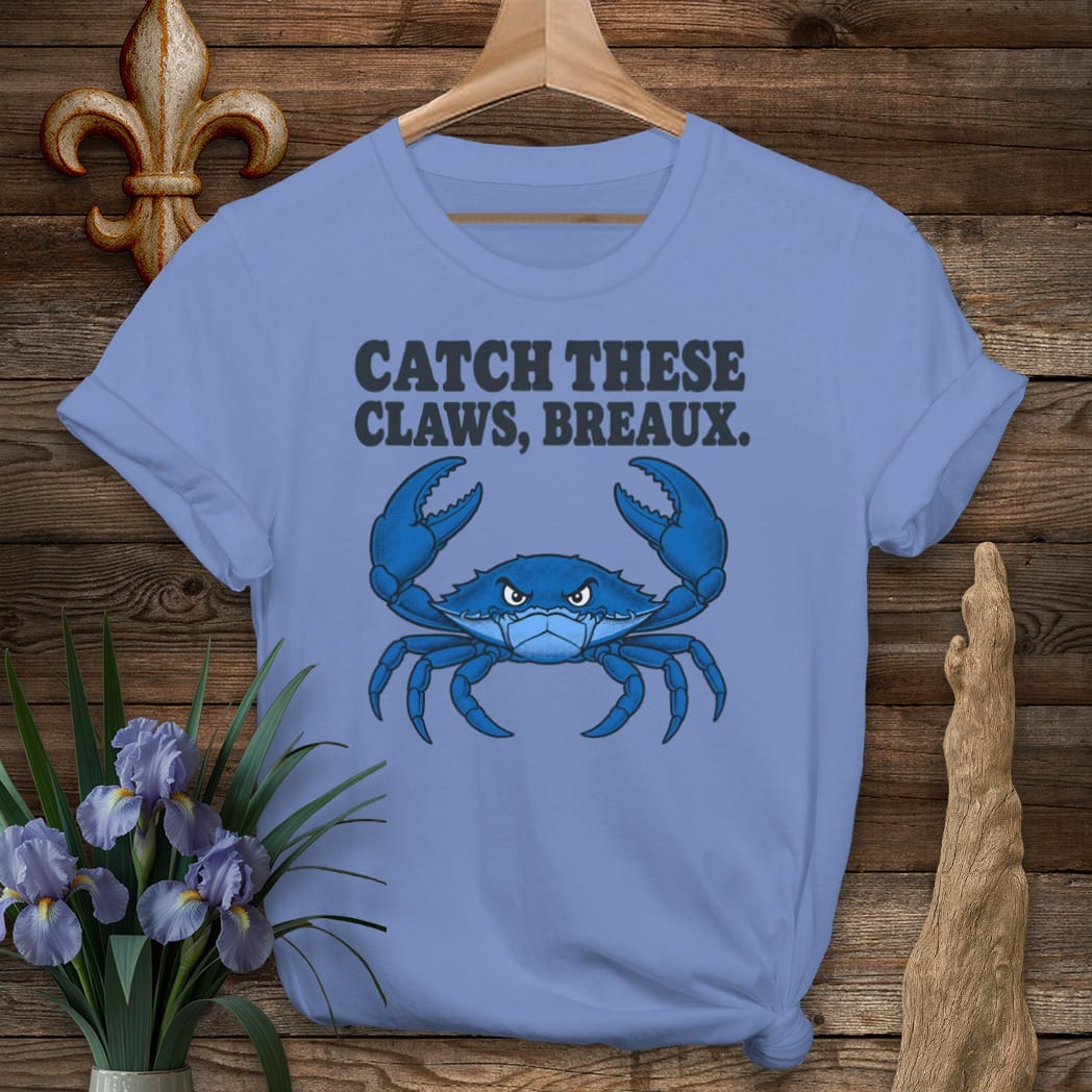S / Iris Louisiana Catch These Claws Breaux by Laissez Faire Wear