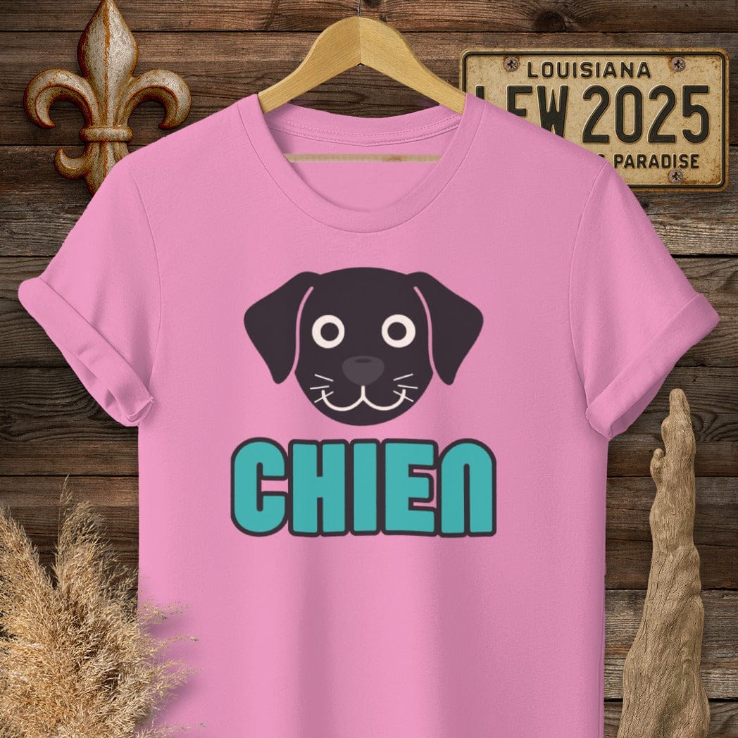 S / Azalea Louisiana Chien (Dog) T-Shirt by Laissez Faire Wear