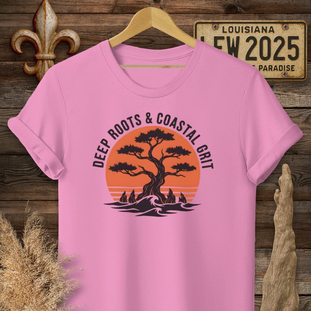 S / Azalea Louisiana Coastal Grit & Roots T-Shirt by Laissez Faire Wear
