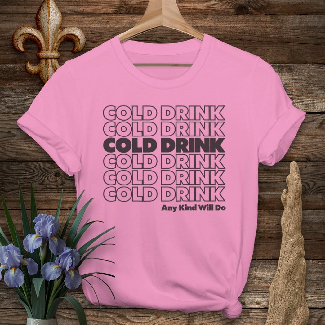 S / Azalea Louisiana Cold Drink T-Shirt by Laissez Faire Wear