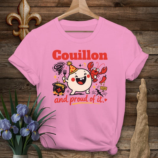 S / Azalea Louisiana Couillon Proud T-Shirt by Laissez Faire Wear