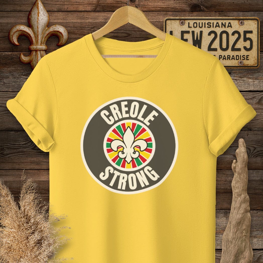 S / Daisy Louisiana Creole Strong T-Shirt by Laissez Faire Wear