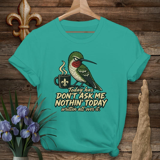 S / Jade Dome Louisiana Don't Ask T-Shirt by Laissez Faire Wear