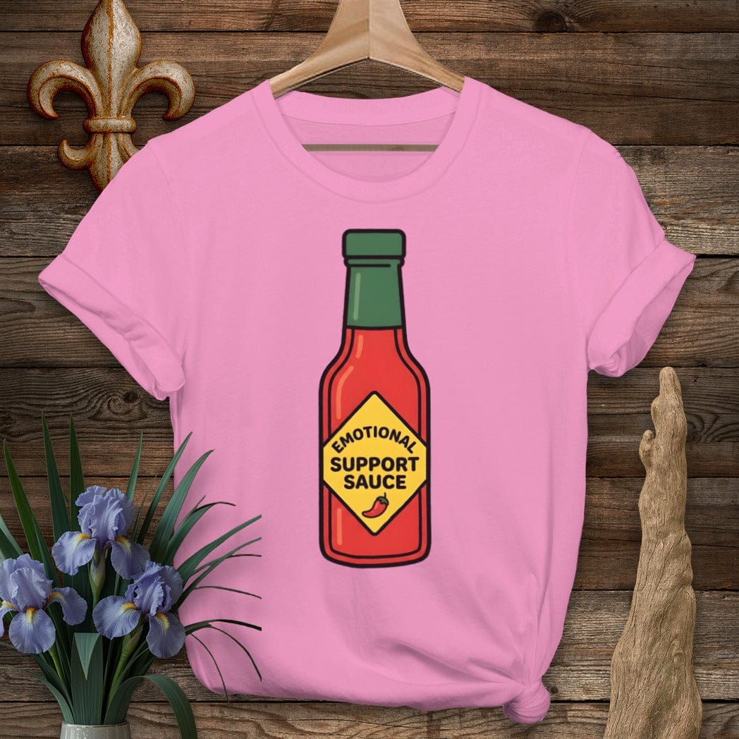 S / Azalea Louisiana Emotional Support Sauce T-Shirt by Laissez Faire Wear