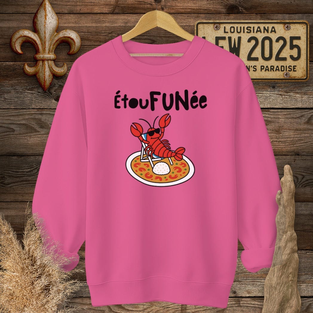 S / Heliconia Louisiana EtouFUNee Sweatshirt by Laissez Faire Wear