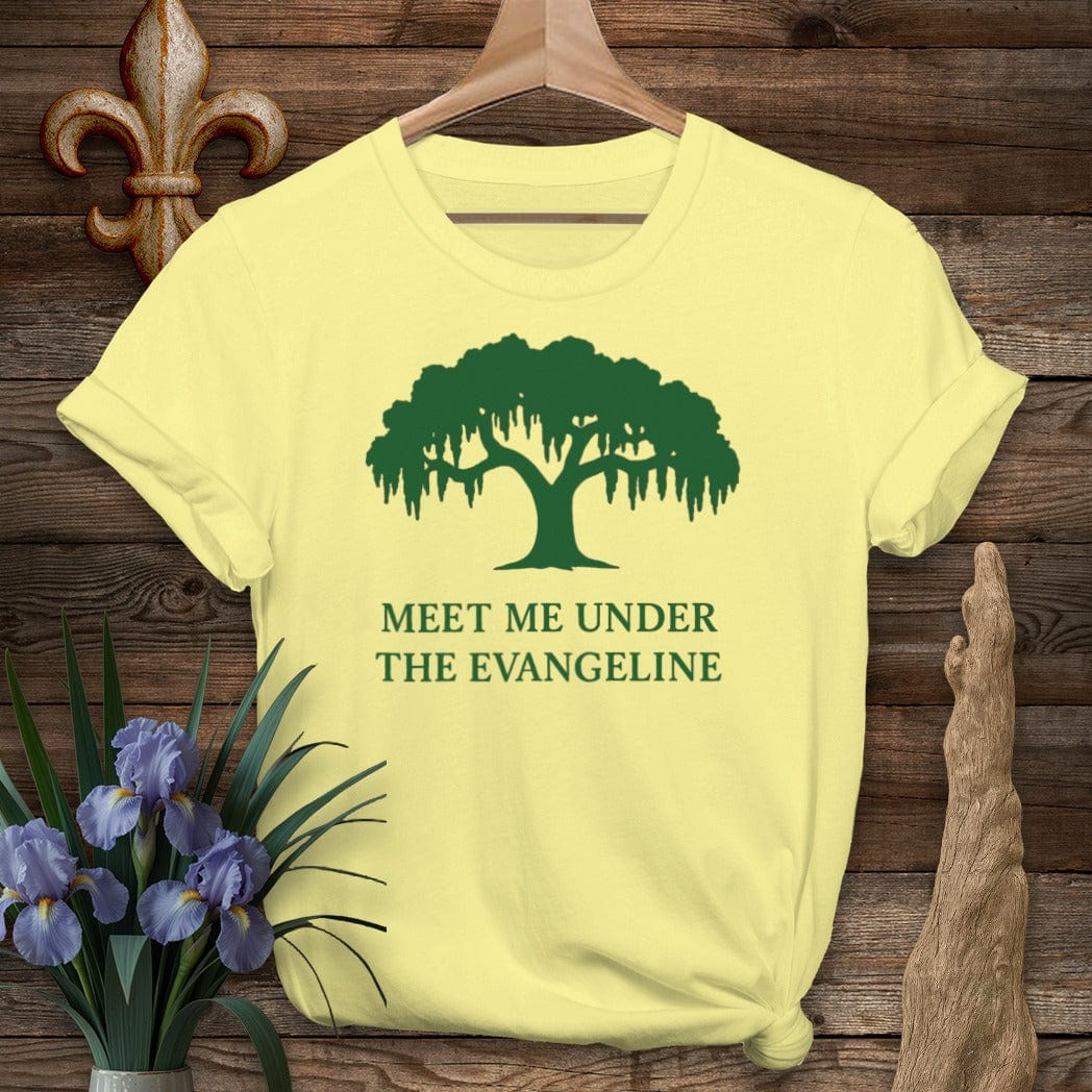 S / Cornsilk Louisiana Evangeline T-Shirt by Laissez Faire Wear