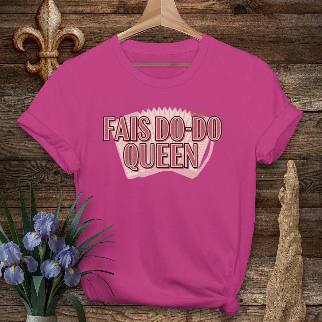 S / Antique Heliconia Louisiana Fais Do-Do Queen T-Shirt by Laissez Faire Wear