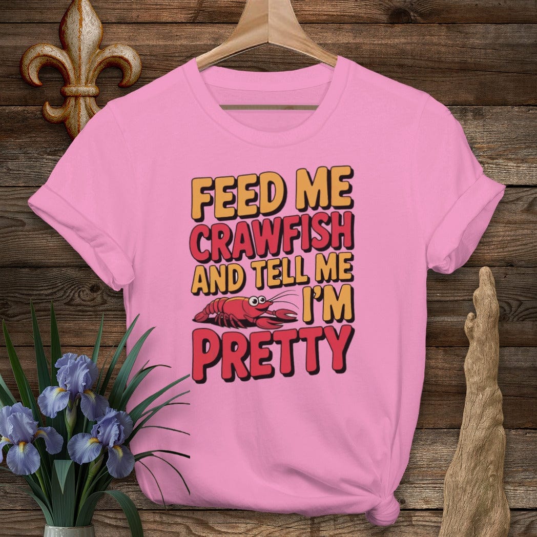 S / Azalea Louisiana Feed Me Crawfish T-Shirt by Laissez Faire Wear