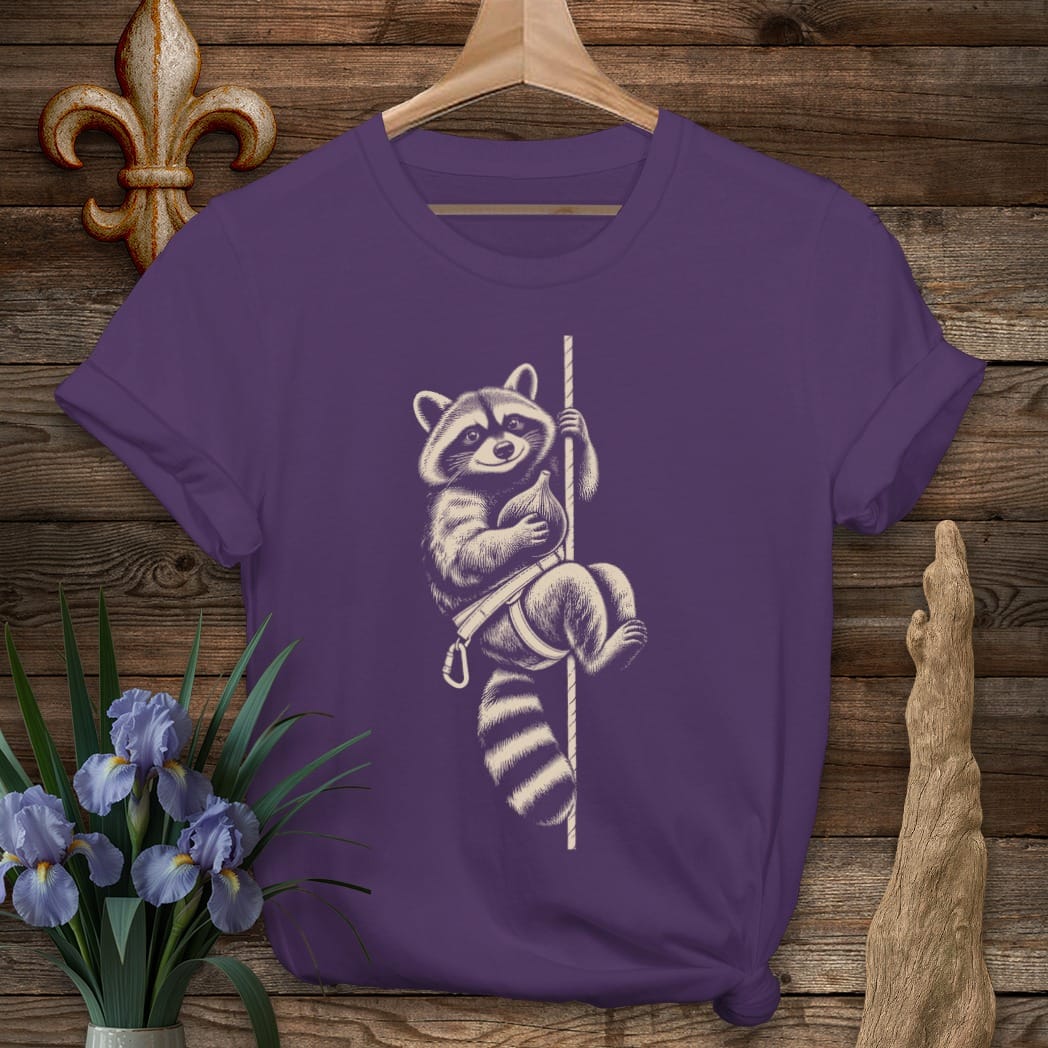 S / Purple Louisiana Fig Thief T-Shirt by Laissez Faire Wear