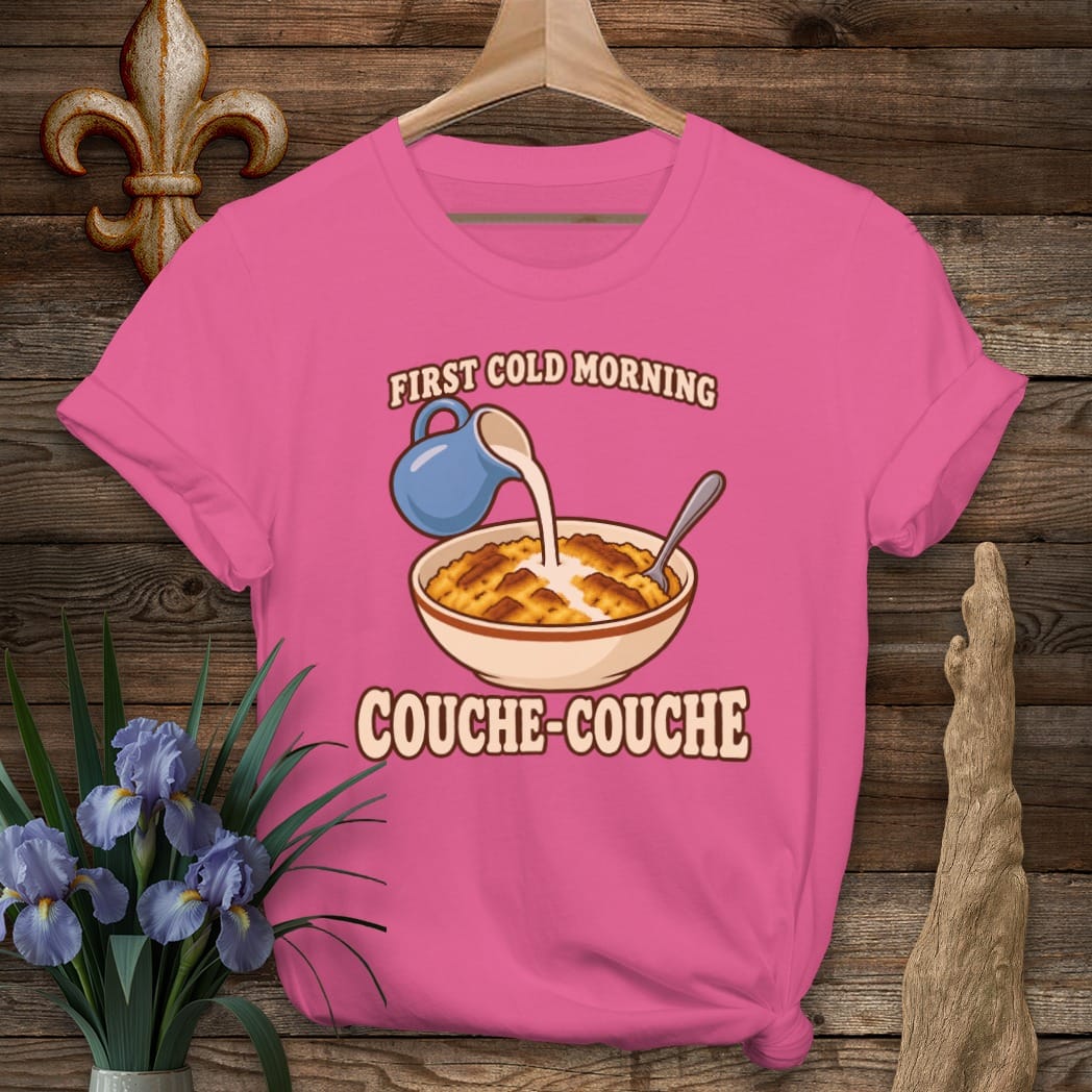 S / Heliconia Louisiana First Cold Morning T-Shirt by Laissez Faire Wear