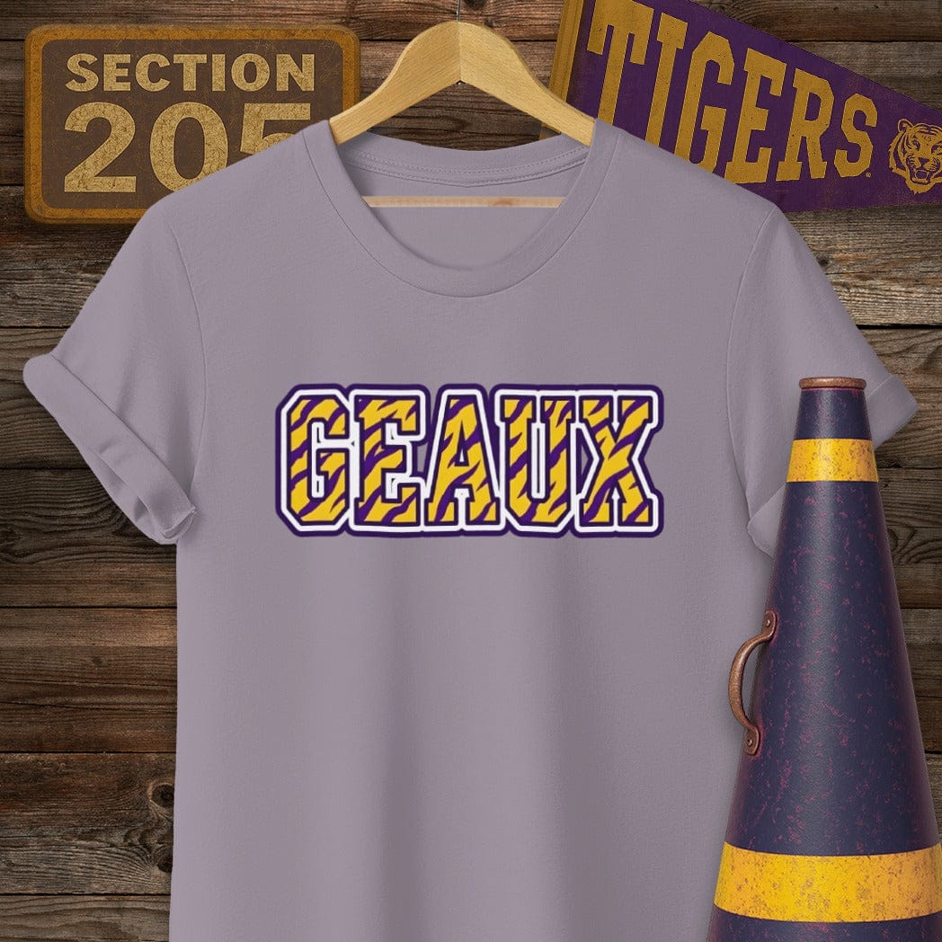 S / Paragon Louisiana Geaux Tiger Stripes T-Shirt by Laissez Faire Wear