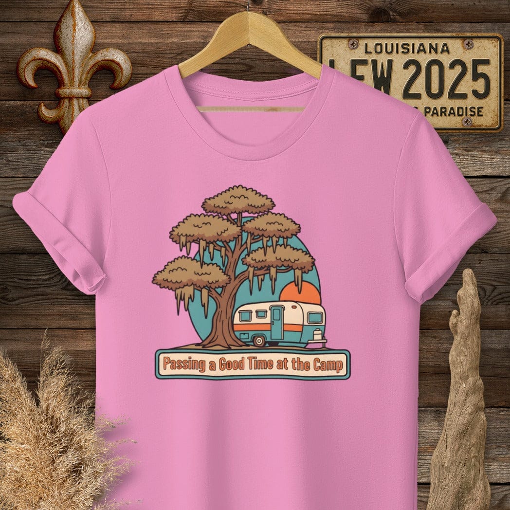 S / Azalea Louisiana Good Time Camp T-Shirt by Laissez Faire Wear