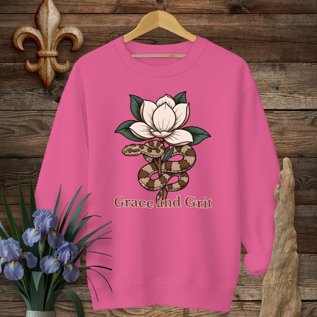 S / Heliconia Louisiana Grace & Grit Sweatshirt by Laissez Faire Wear
