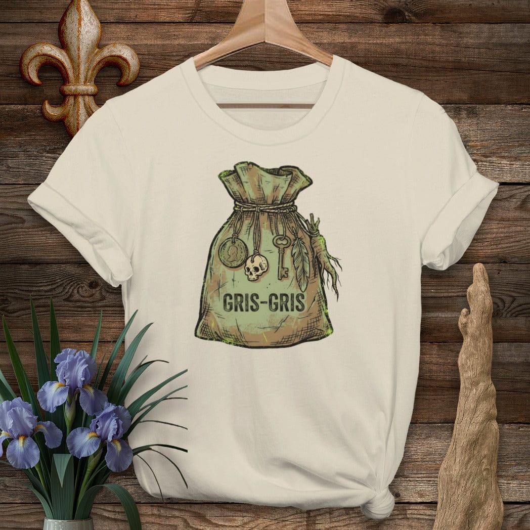 S / Sand Louisiana Gris-Gris T-Shirt by Laissez Faire Wear