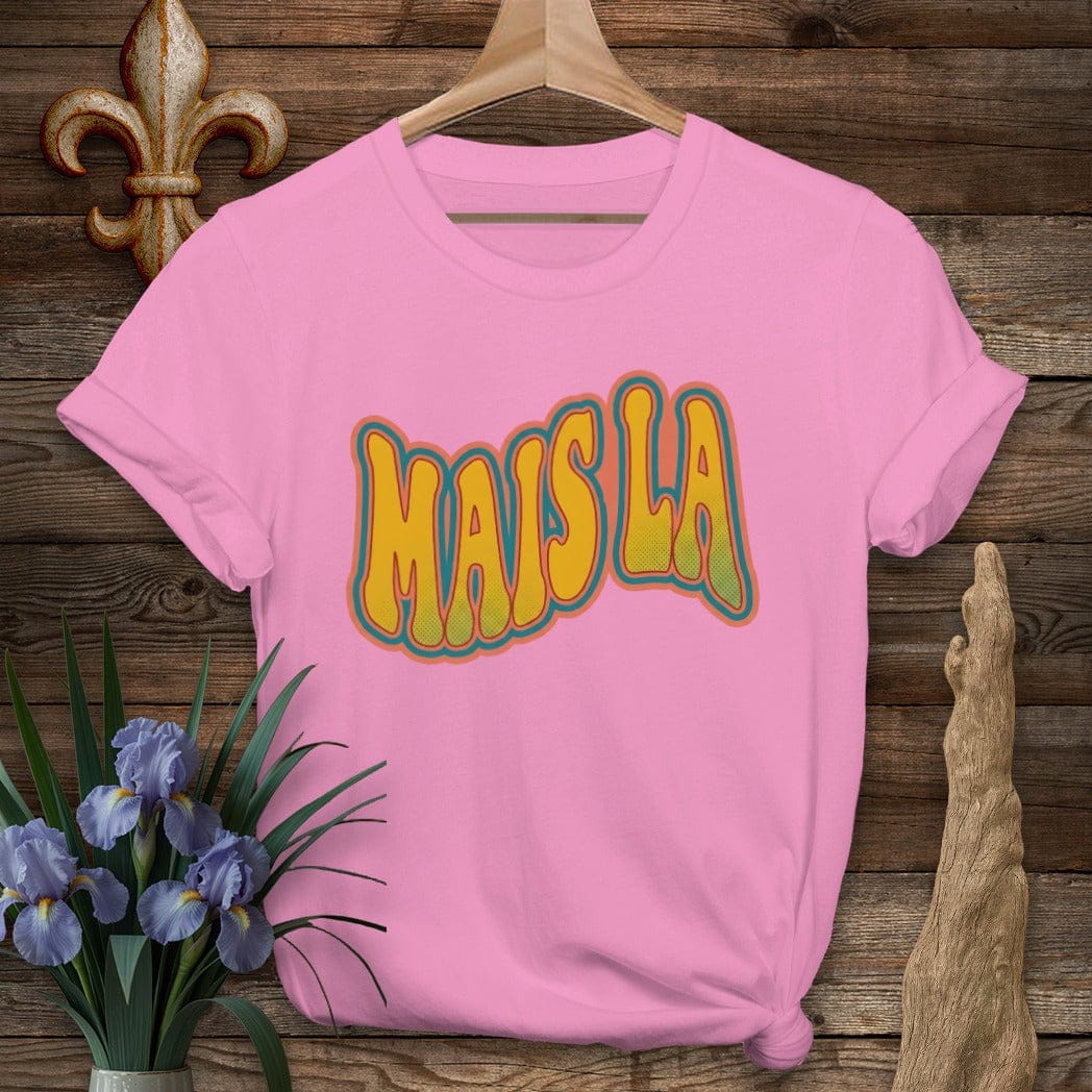 S / Azalea Louisiana Groovy Mais La T-Shirt by Laissez Faire Wear