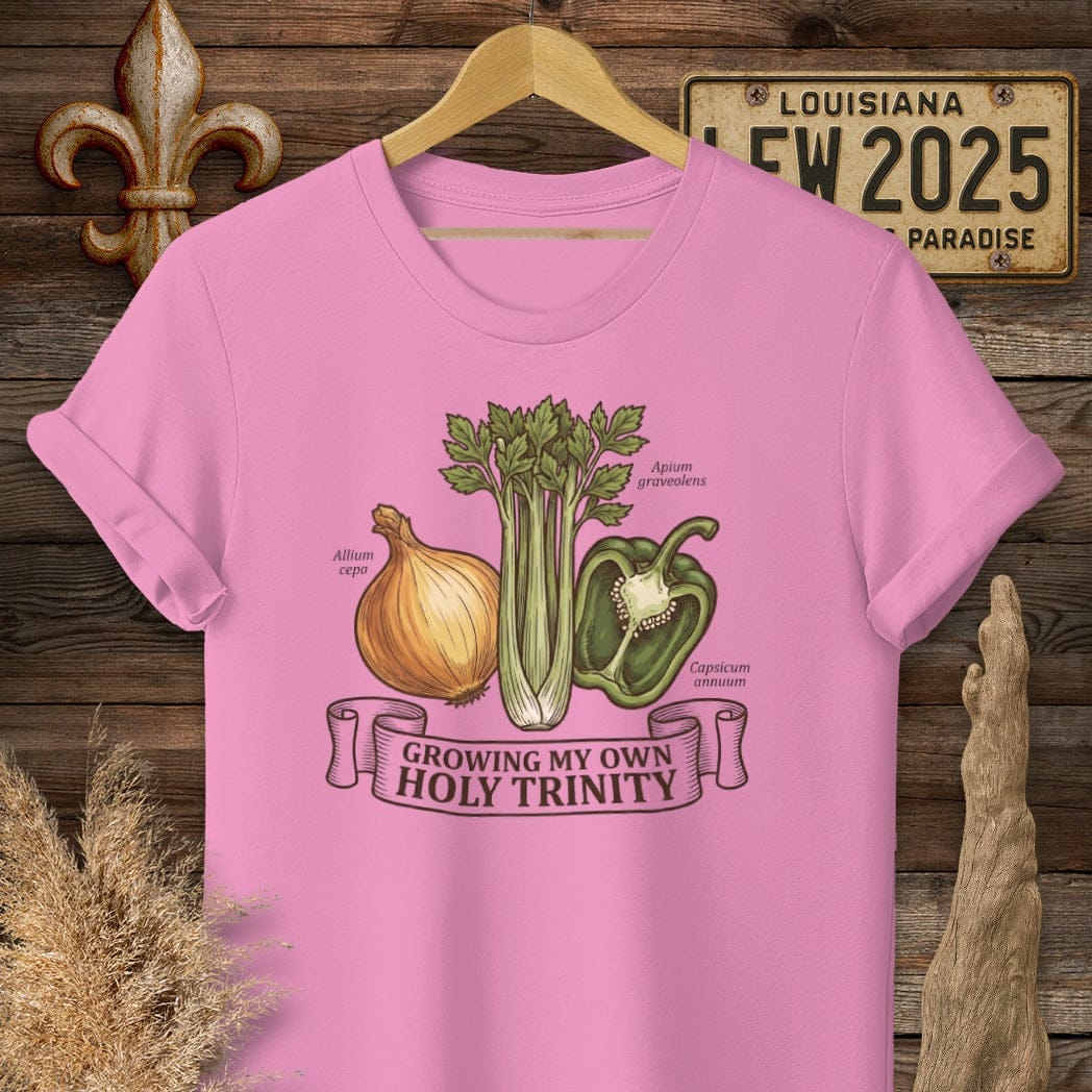 S / Azalea Louisiana Growing The Holy Trinity T-Shirt by Laissez Faire Wear