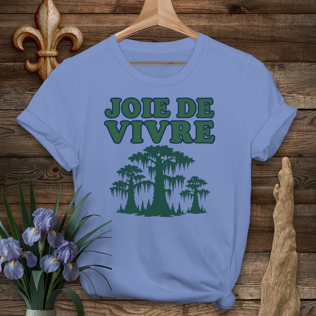 S / Iris Louisiana Joie De Vivre T-Shirt by Laissez Faire Wear
