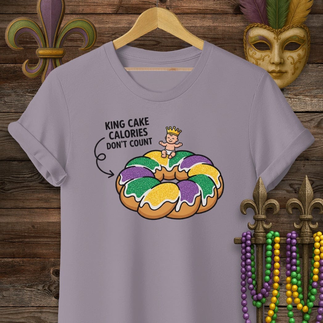 S / Paragon Louisiana King Cake Calories T-Shirt by Laissez Faire Wear