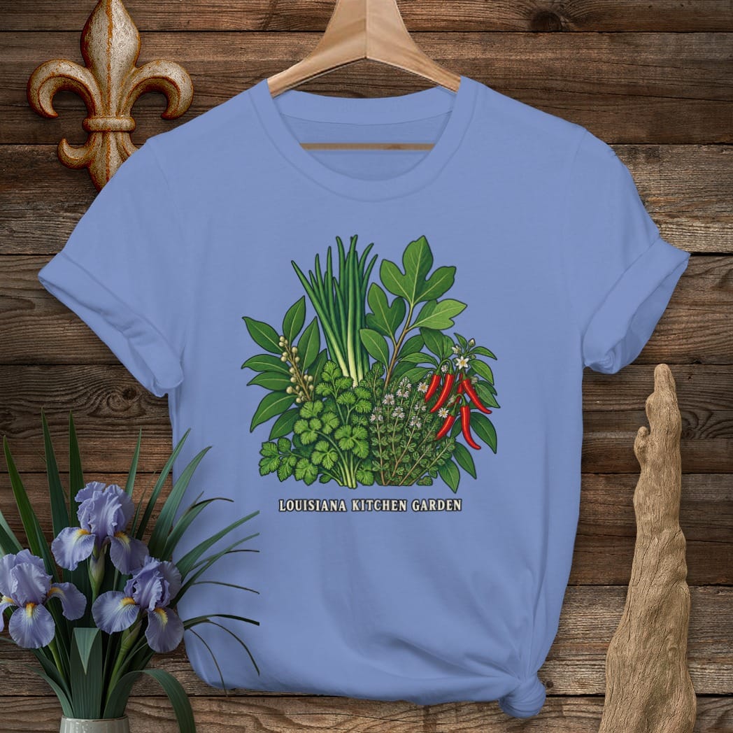 S / Iris Louisiana Kitchen Garden T-Shirt by Laissez Faire Wear