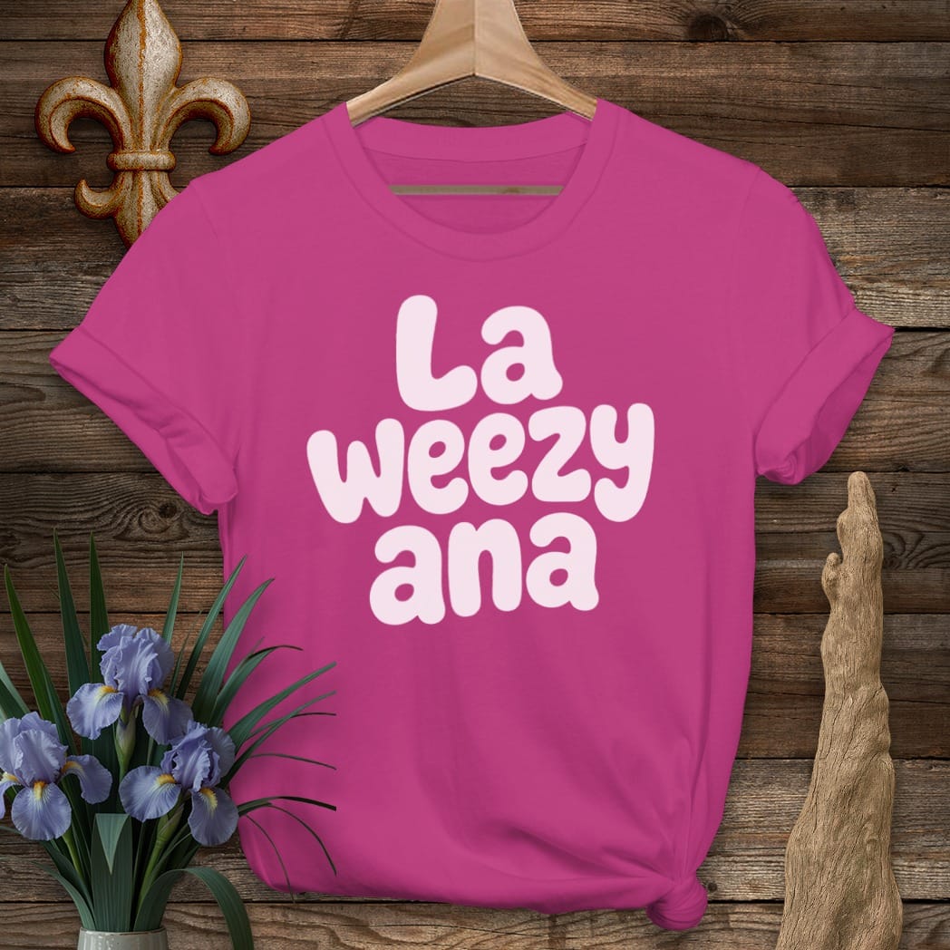 S / Antique Heliconia Louisiana La Weezy Ana T-Shirt by Laissez Faire Wear