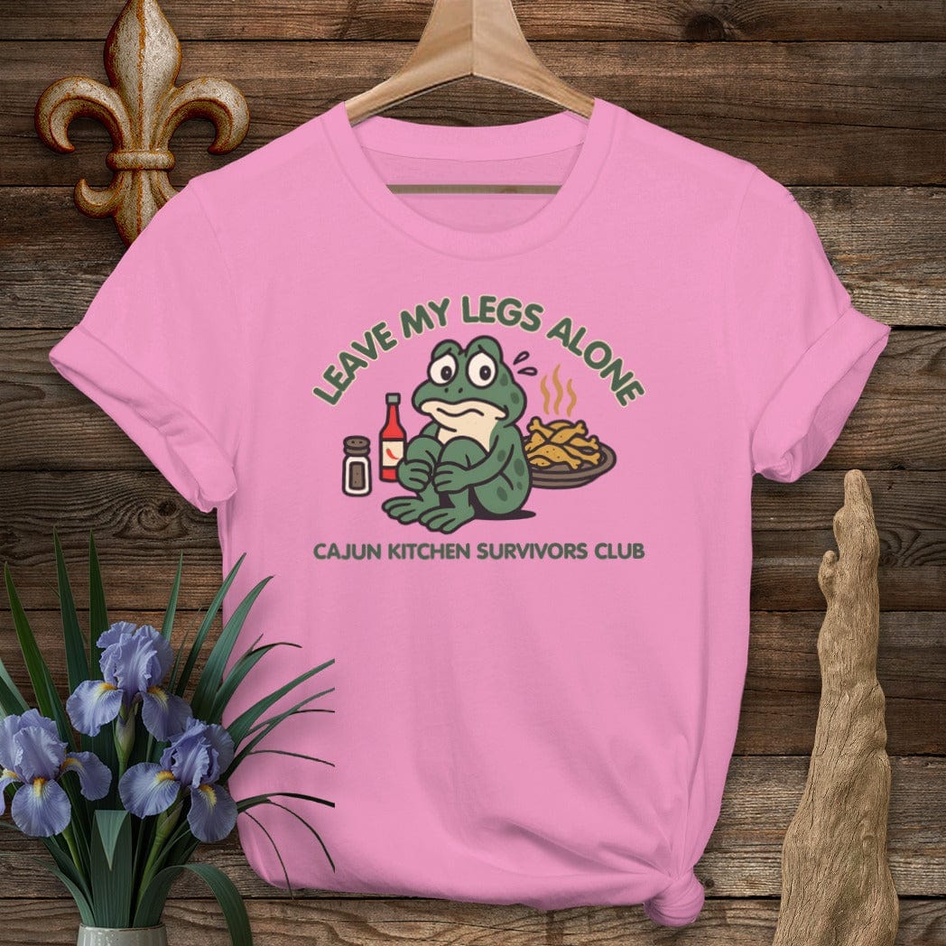 S / Azalea Louisiana Leave My Legs Alone T-Shirt by Laissez Faire Wear