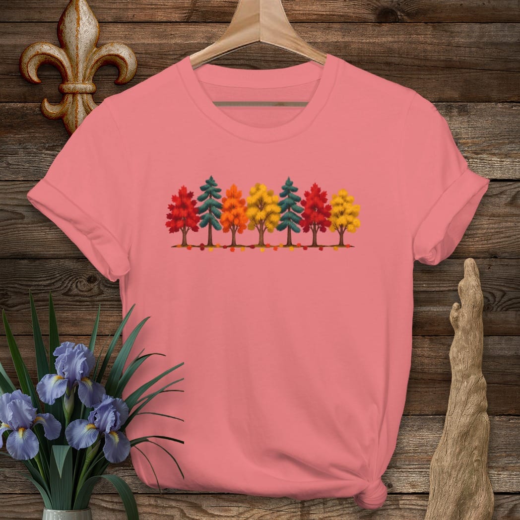 S / Coral Silk Louisiana Louisiana Fall T-Shirt by Laissez Faire Wear