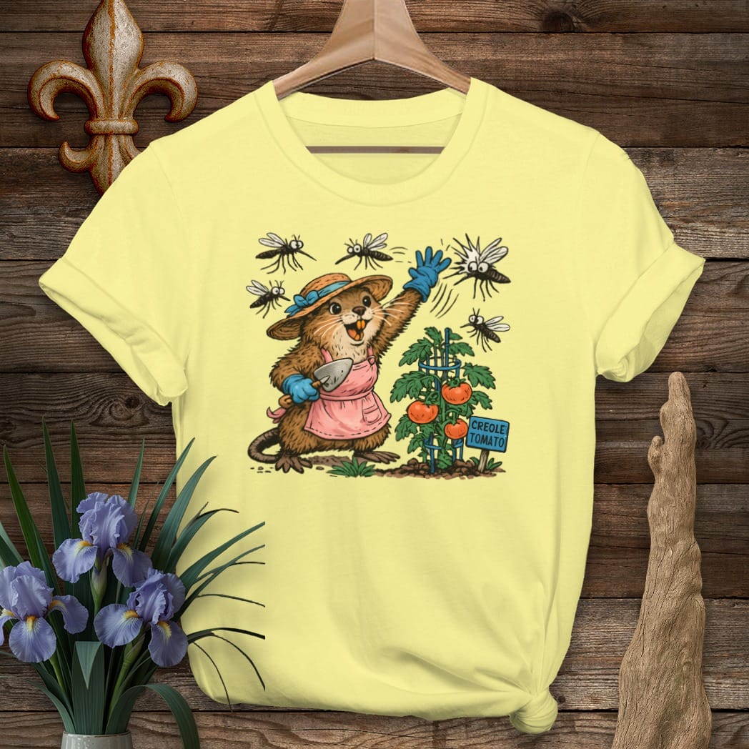 S / Cornsilk Louisiana Louisiana Gardener T-Shirt by Laissez Faire Wear