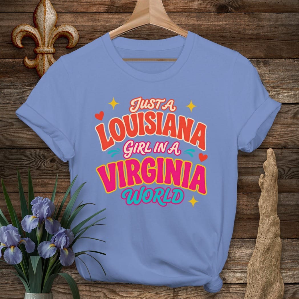 S / Iris Louisiana Louisiana Girl in Virginia T-Shirt by Laissez Faire Wear