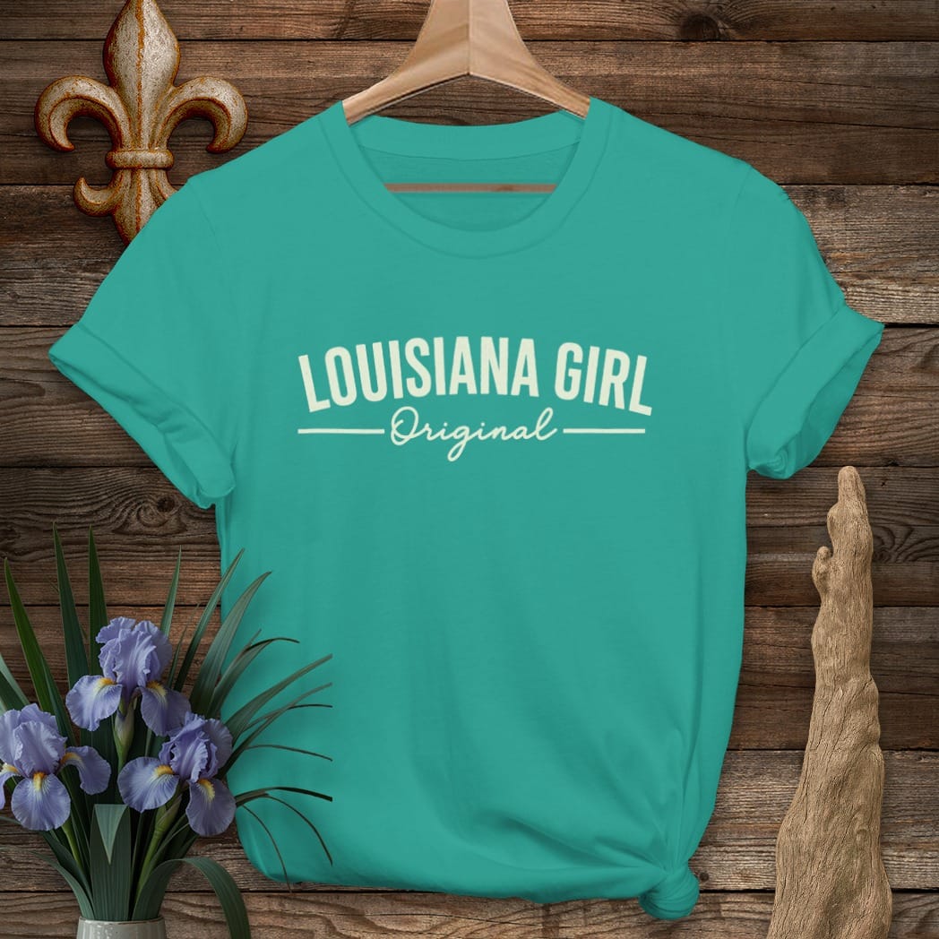 Jade Dome / S Louisiana Louisiana Girl Original T-Shirt by Laissez Faire Wear