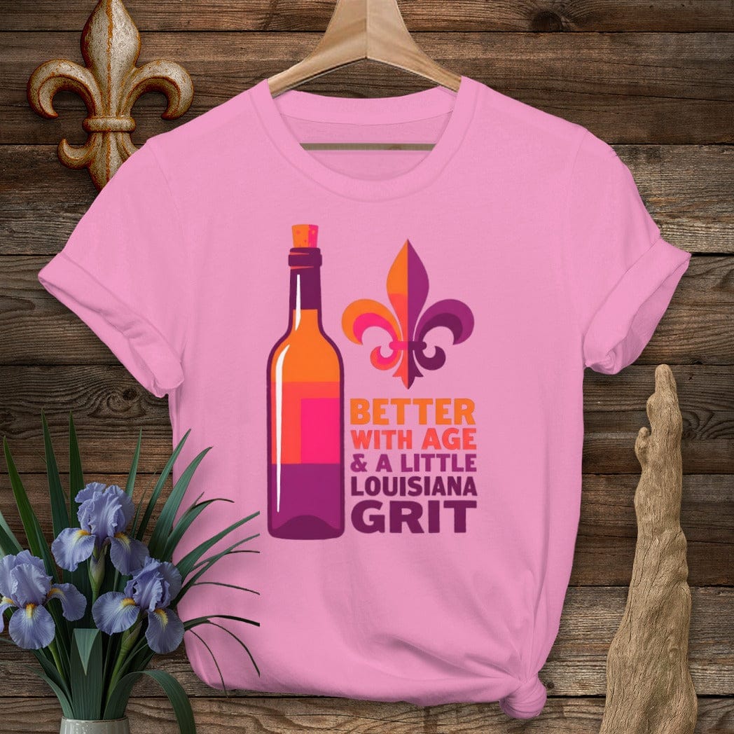 S / Azalea Louisiana Louisiana Grit & Wine T-Shirt by Laissez Faire Wear