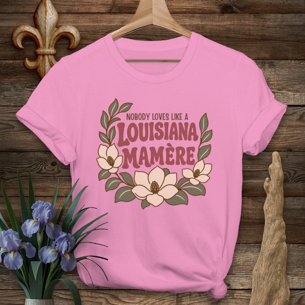 S / Azalea Louisiana Louisiana Mamere T-Shirt by Laissez Faire Wear