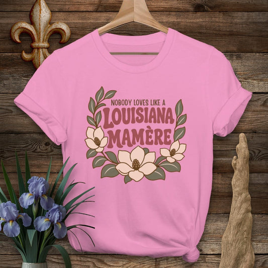 S / Azalea Louisiana Louisiana Mamere T-Shirt by Laissez Faire Wear