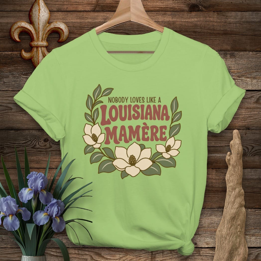 S / Lime Louisiana Louisiana Mamere T-Shirt by Laissez Faire Wear