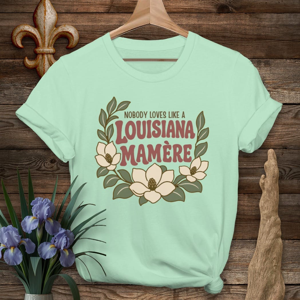 S / Mint Green Louisiana Louisiana Mamere T-Shirt by Laissez Faire Wear