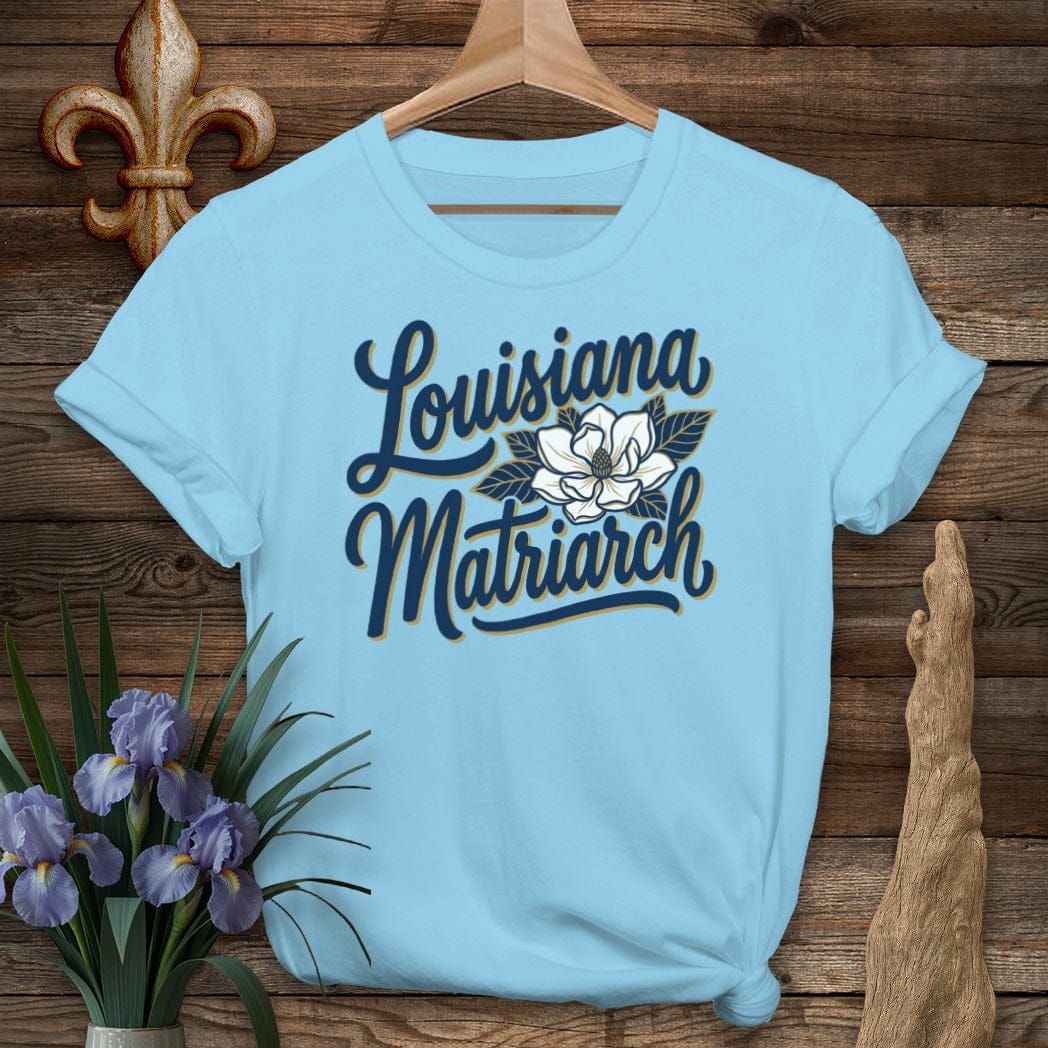 S / Sky Louisiana Louisiana Matriarch T=Shirt by Laissez Faire Wear