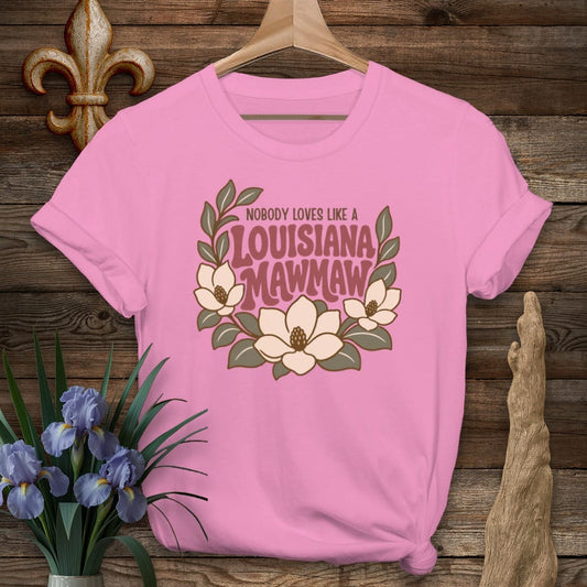 S / Azalea Louisiana Louisiana MawMaw T-Shirt by Laissez Faire Wear