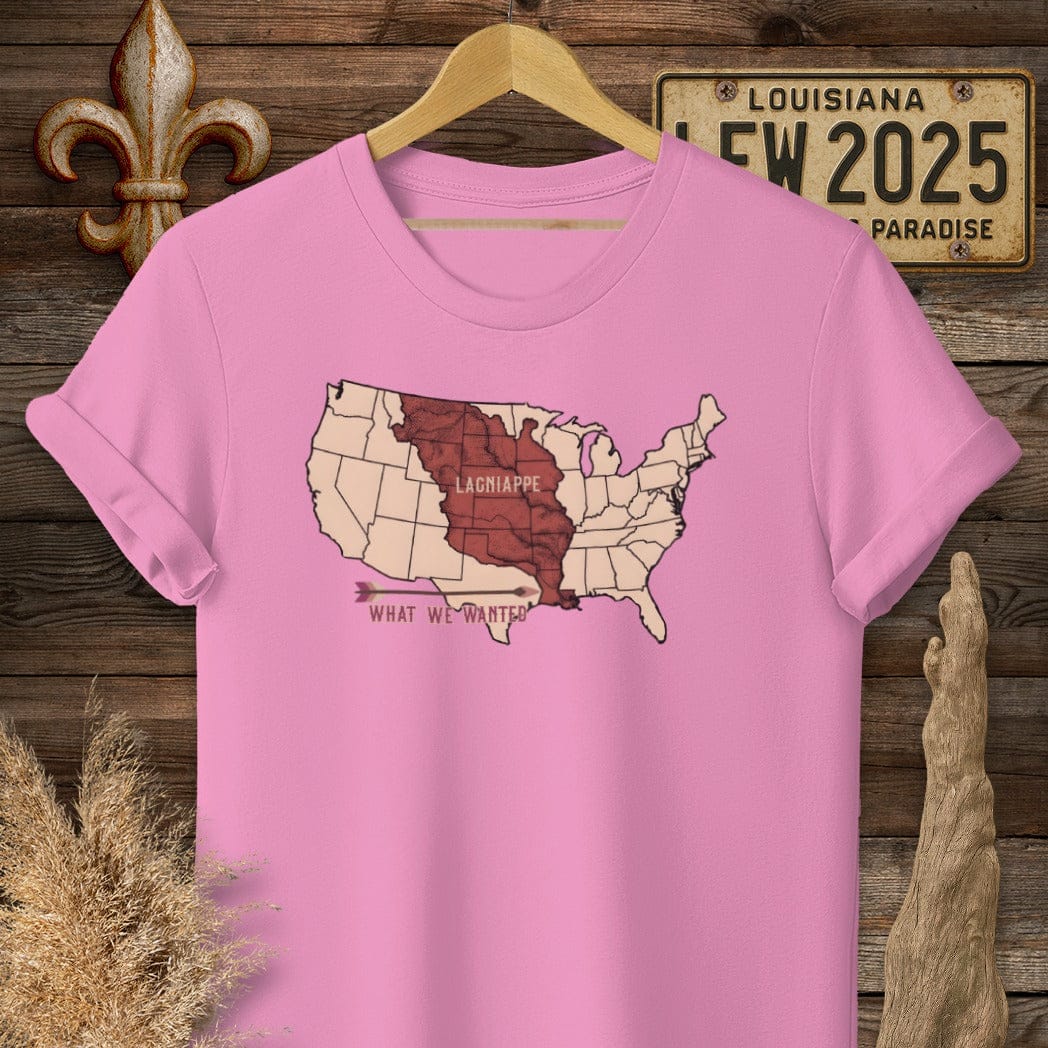 S / Azalea Louisiana Louisiana Purchase T-Shirt by Laissez Faire Wear