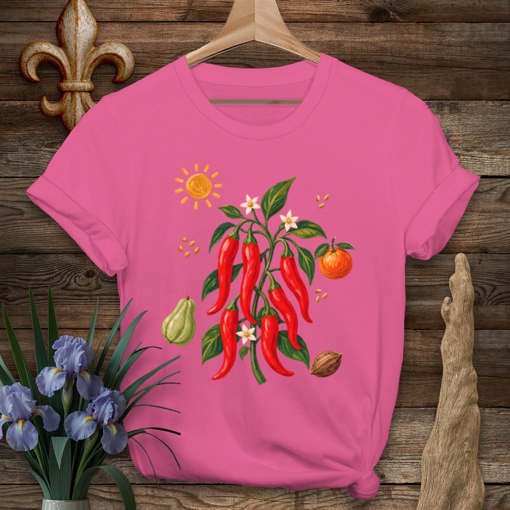 S / Heliconia Louisiana Louisiana Spice T-Shirt by Laissez Faire Wear