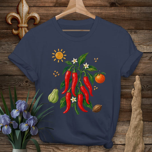 S / Navy Louisiana Louisiana Spice T-Shirt by Laissez Faire Wear