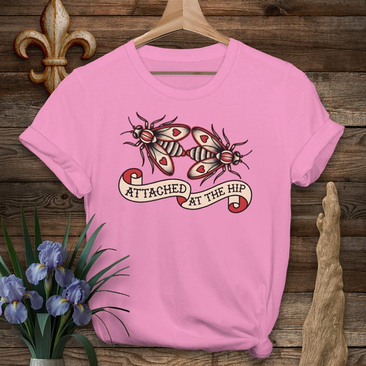 S / Azalea Louisiana Love Bugs T-Shirt by Laissez Faire Wear
