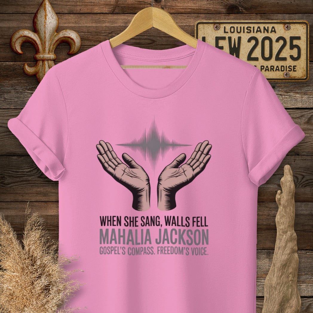 S / Azalea Louisiana Mahalia Jackson Gospel's Compass T-Shirt by Laissez Faire Wear