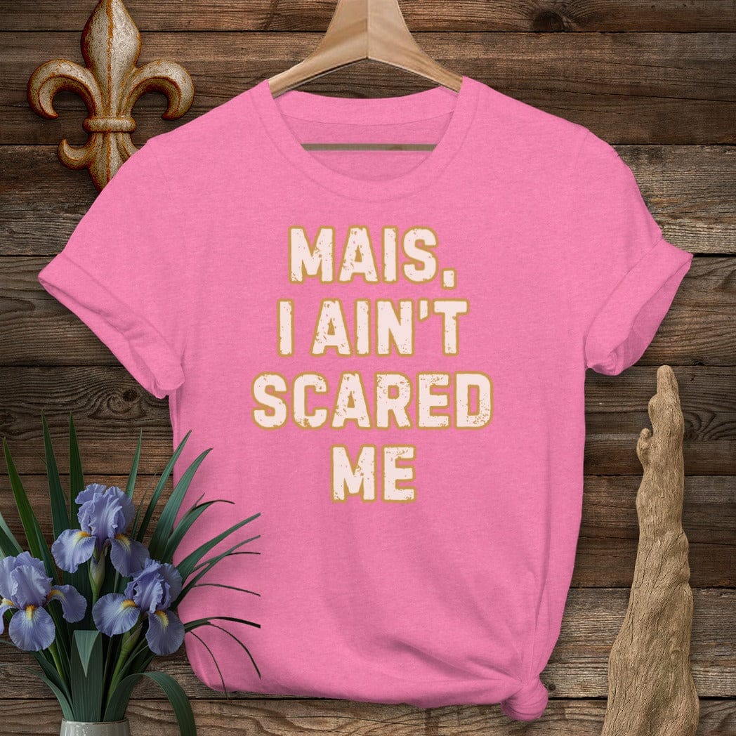 S / Heather Heliconia Louisiana Mais, I Ain't Scared T-Shirt by Laissez Faire Wear