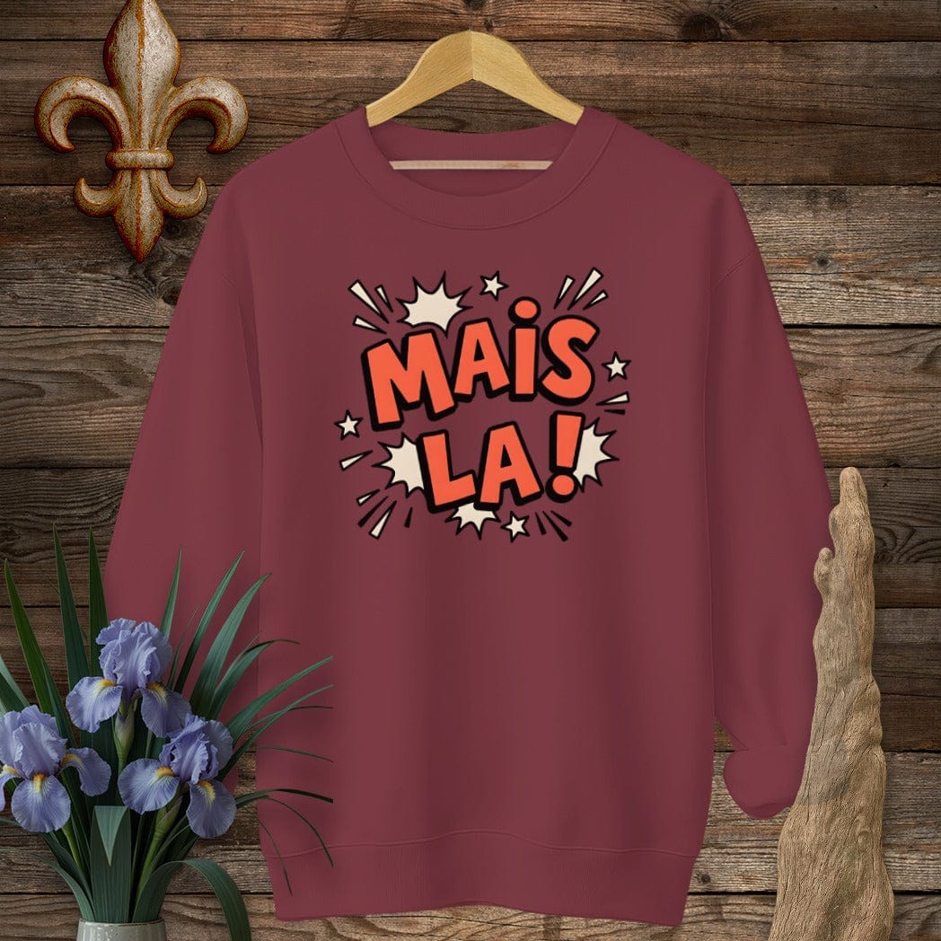 S / Garnet Louisiana Mais La Sweatshirt by Laissez Faire Wear