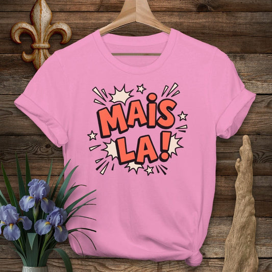 S / Azalea Louisiana Mais La T-Shirt by Laissez Faire Wear