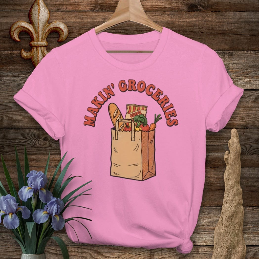 S / Azalea Louisiana Makin' Groceries T-Shirt by Laissez Faire Wear