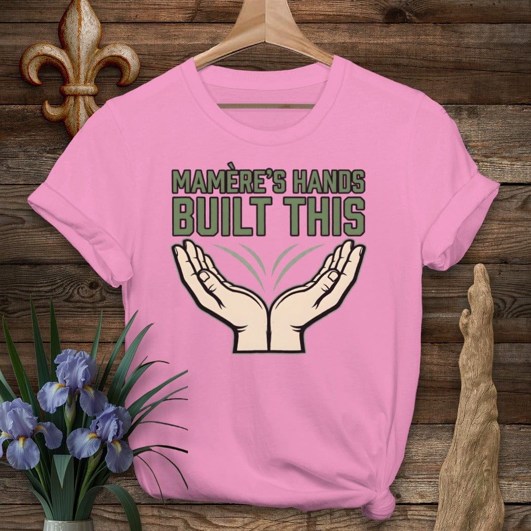 S / Azalea Louisiana Mamere's Hands T-Shirt by Laissez Faire Wear