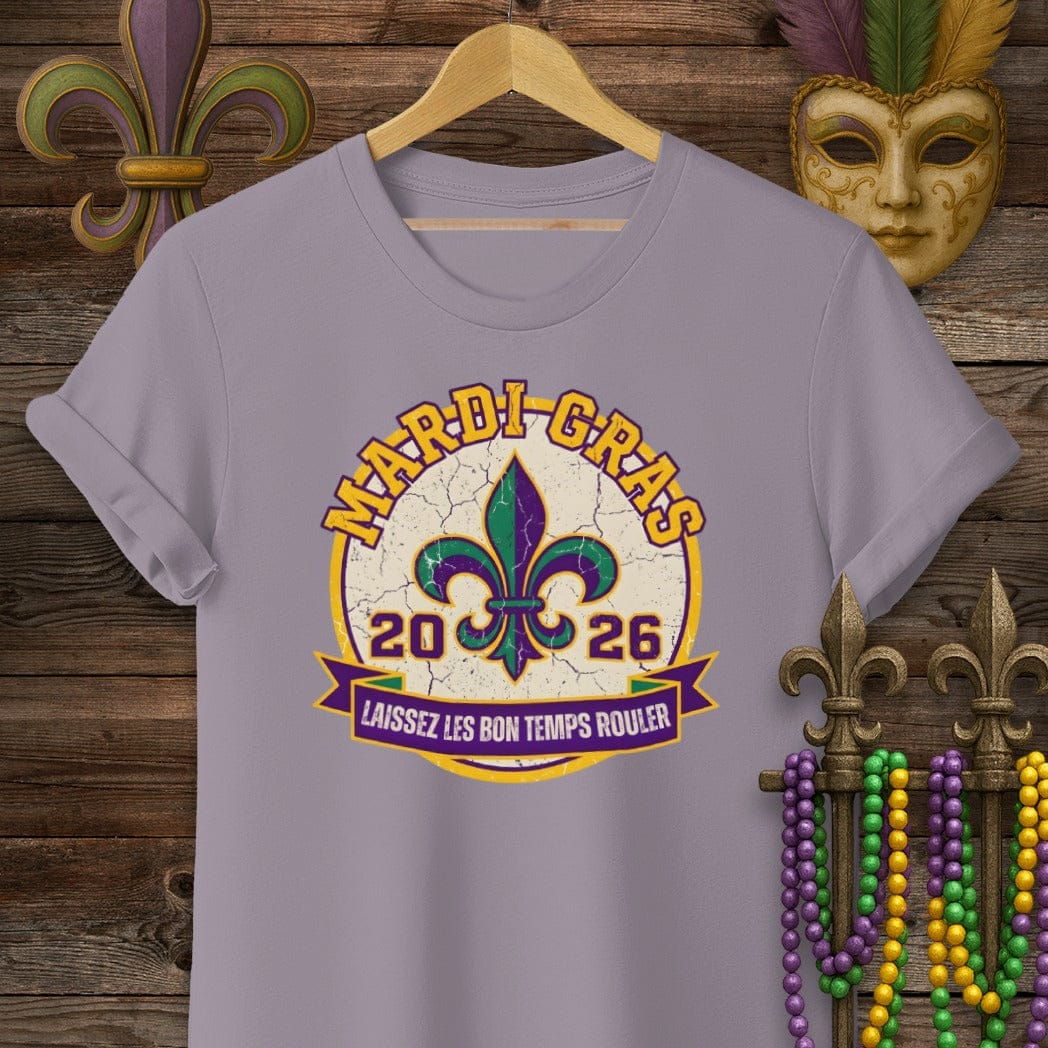 S / Paragon Louisiana Mardi Gras 2026 T-Shirt by Laissez Faire Wear