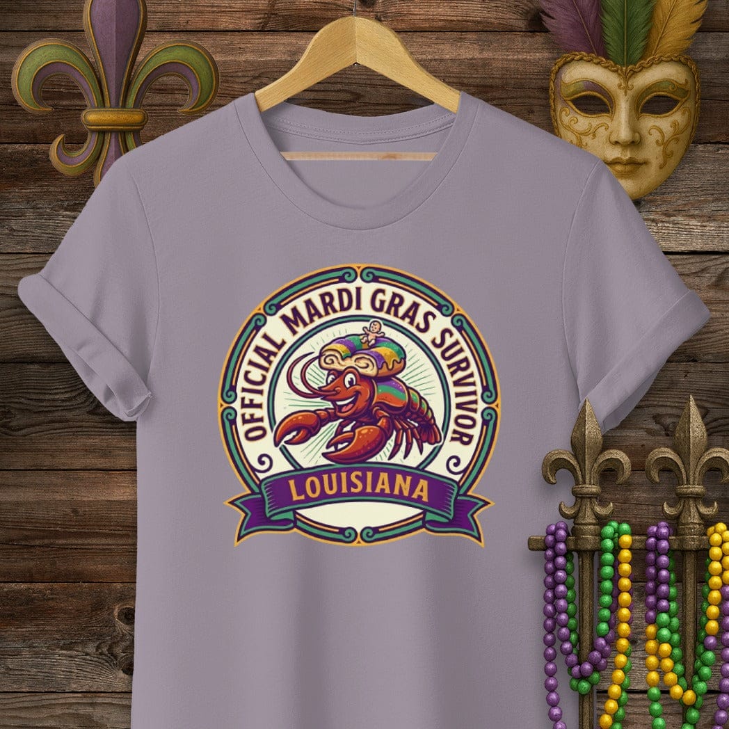 S / Paragon Louisiana Mardi Gras Survivor T-Shirt by Laissez Faire Wear