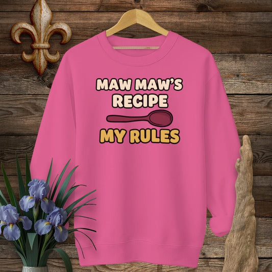 S / Heliconia Louisiana Maw Maw's Recipe Sweatshirt by Laissez Faire Wear